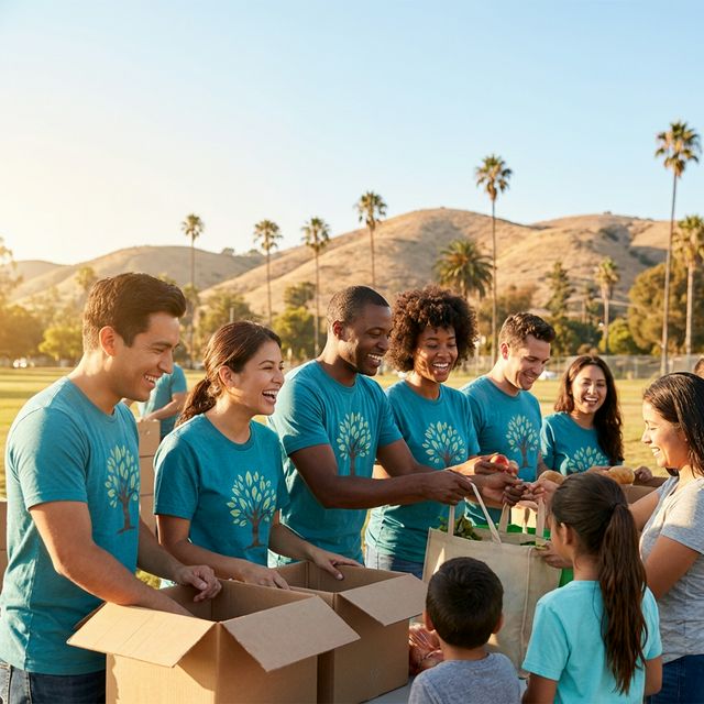 HOME volunteers serving the California community